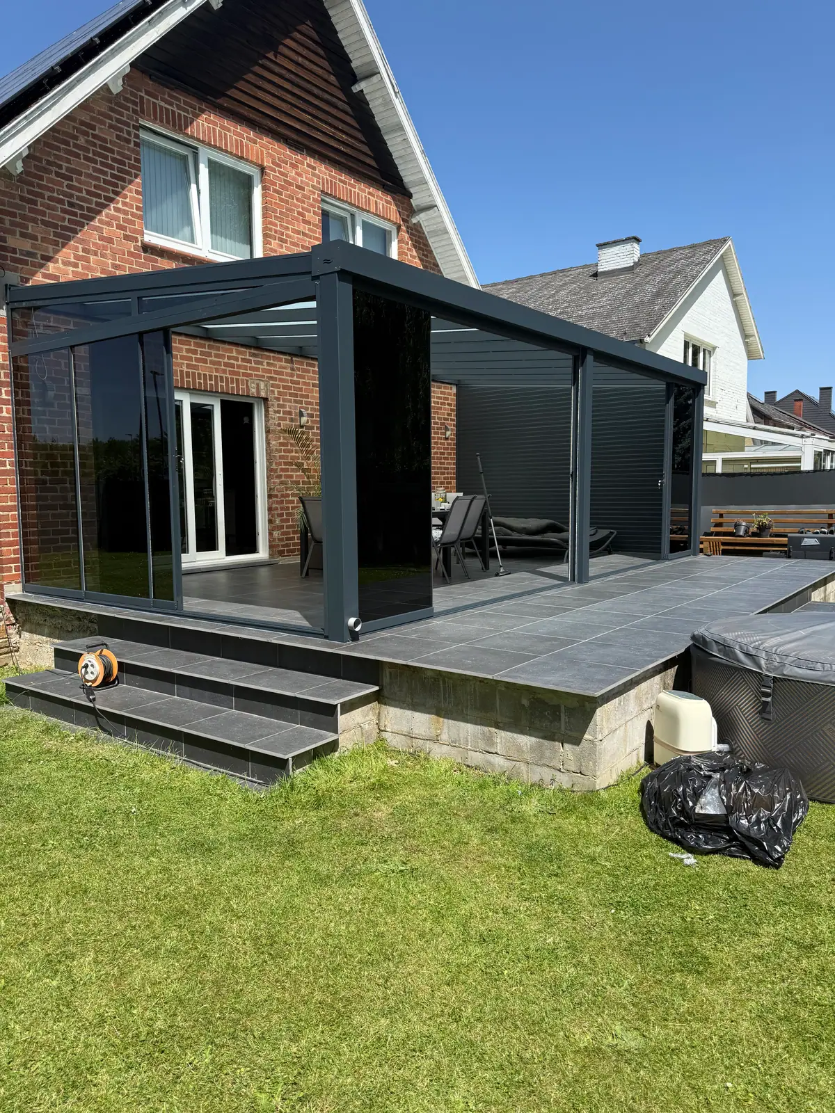 Veranda op een verhoogd terras, foto 3